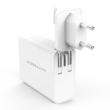 Load image into Gallery viewer, HyperJuice GaN 100W USB-C Charger — World's most crowdfunded 100W GaN charger. Quick charge 2 USB-C and 2 USB-A devices.

