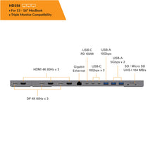 Load image into Gallery viewer, HyperDrive 4K Multi-Display Docking Station For 13”-16” MacBooks
