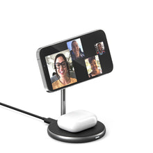 Load image into Gallery viewer, HyperJuice Magnetic Wireless Charging Stand — Designed for iPhone 14 / 13 / 12 &amp; AirPods
