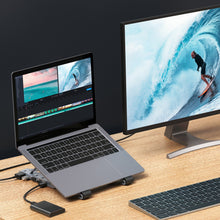 Load image into Gallery viewer, HyperDrive 7-in-1 USB-C Hub Stand (MacBook, Windows Laptop, iPad Pro, Chromebook)
